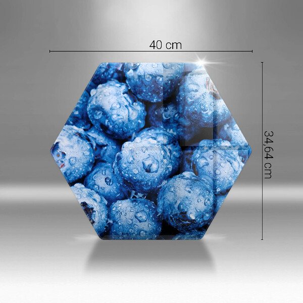 Tábua de cortar Mirtilos suculentos