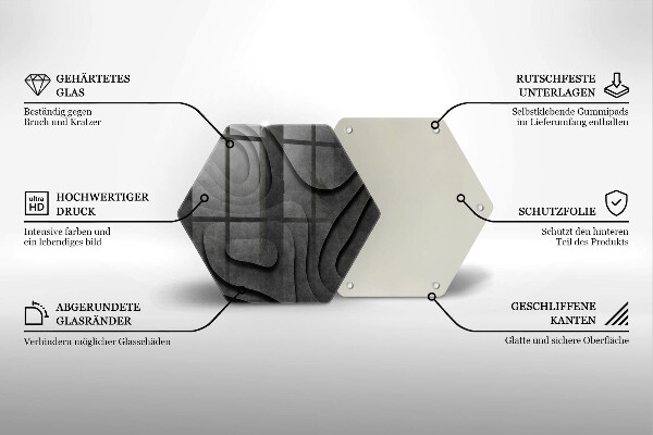 Tábua de cortar Formas de pedra 3D