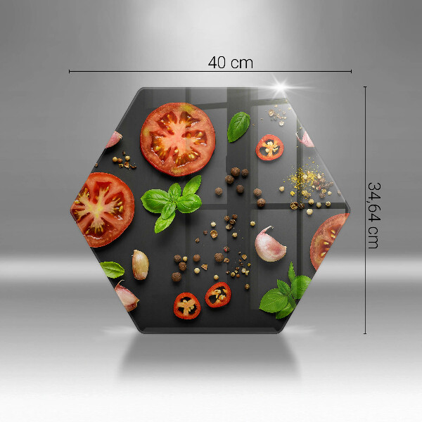 Tábua para cozinha Tomates e especiarias
