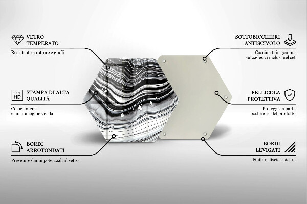 Tábua de cortar Abstração de tinta