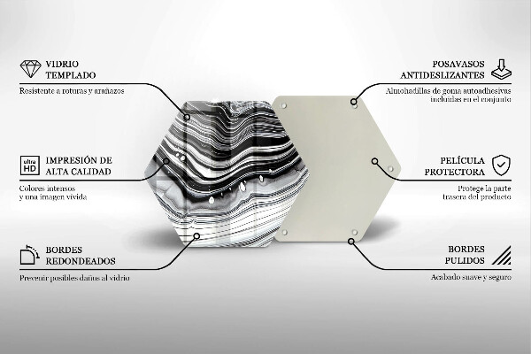 Tábua de cortar Abstração de tinta