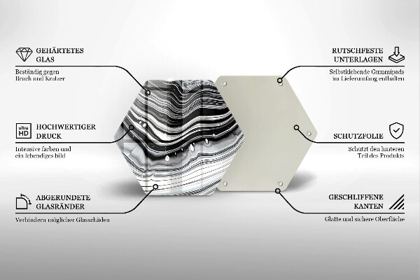 Tábua de cortar Abstração de tinta