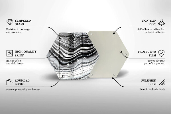 Tábua de cortar Abstração de tinta