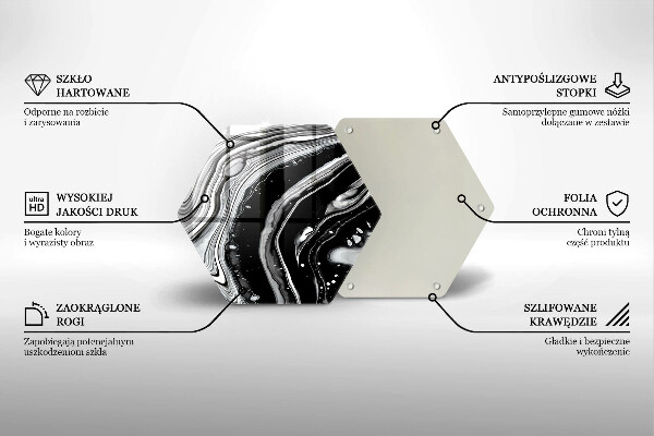Tábua para corte Abstração de tinta