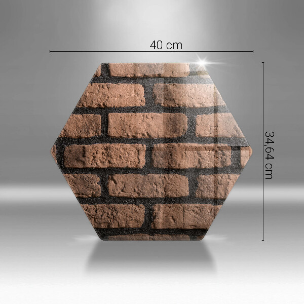 Tábua para cozinha Parede de tijolos