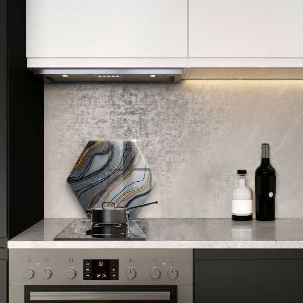 Tábua para corte pedra com ouro