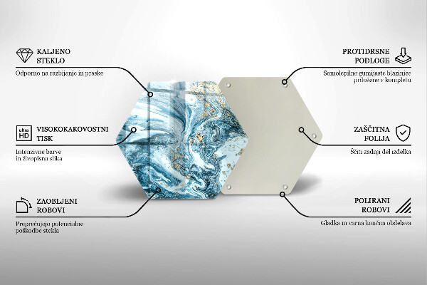 Tábua de corte Estrutura com ouro