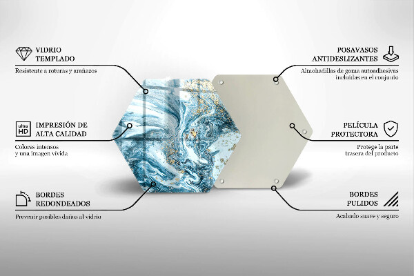Tábua de corte Estrutura com ouro