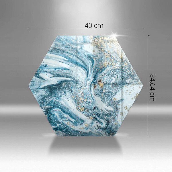 Tábua de corte Estrutura com ouro