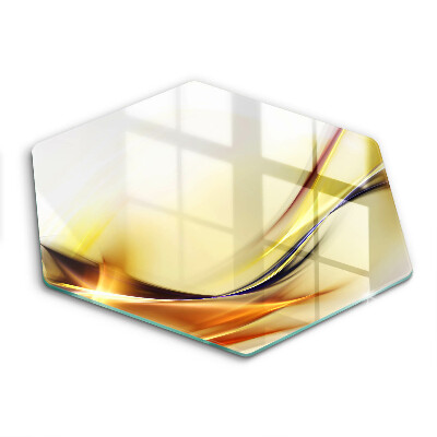 Tábua corte Linhas abstratas de luz