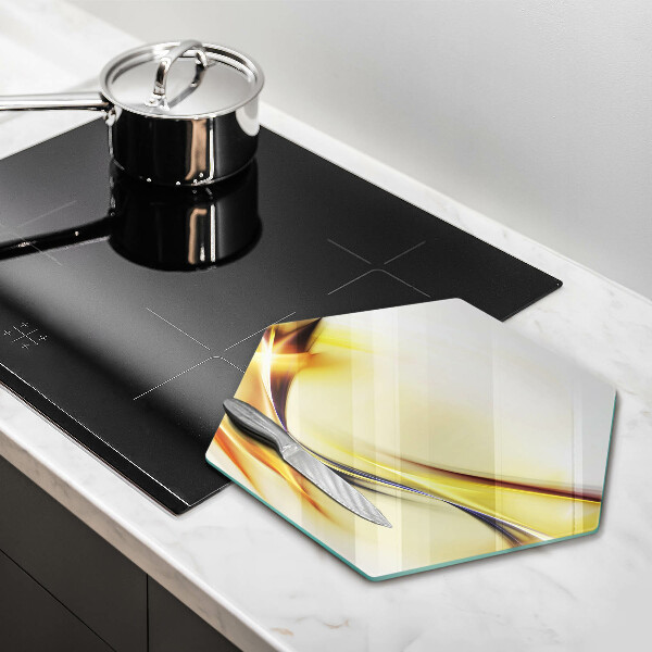 Tábua corte Linhas abstratas de luz