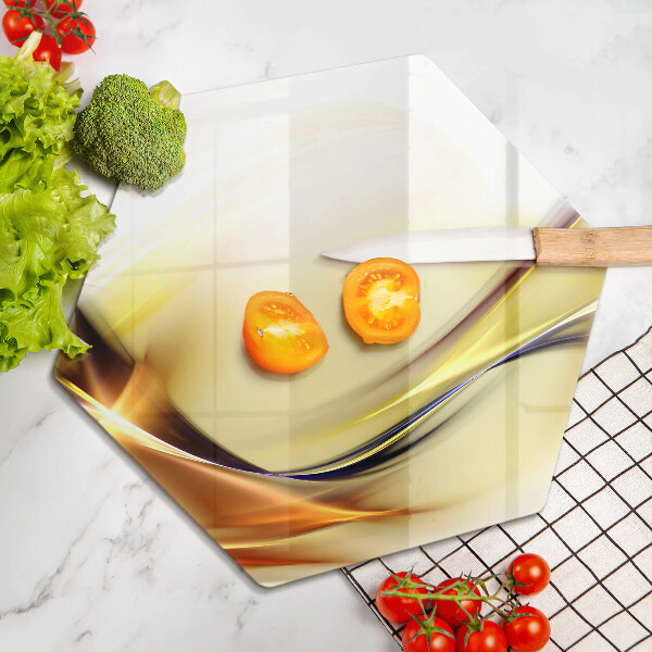 Tábua corte Linhas abstratas de luz