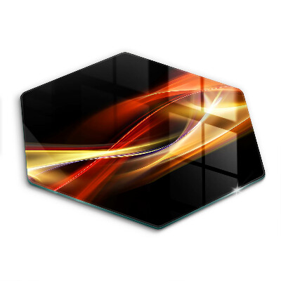 Tábua para cozinha Fumaça e luz abstratas