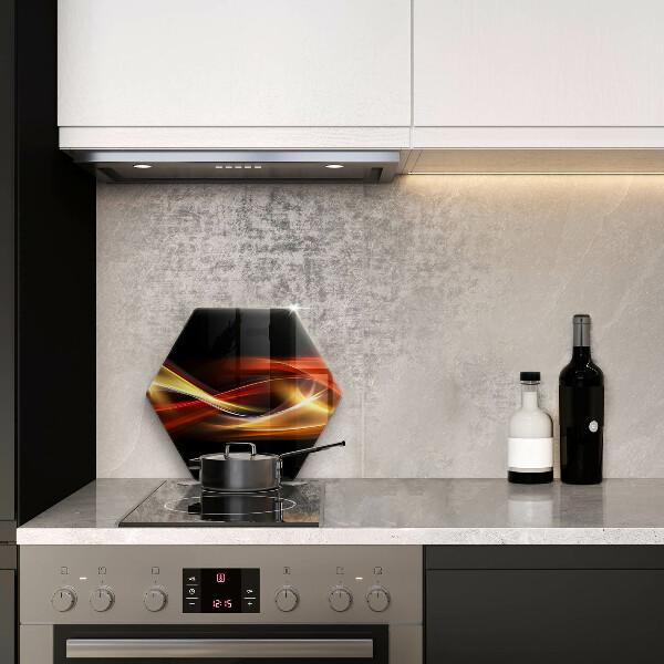 Tábua para cozinha Fumaça e luz abstratas