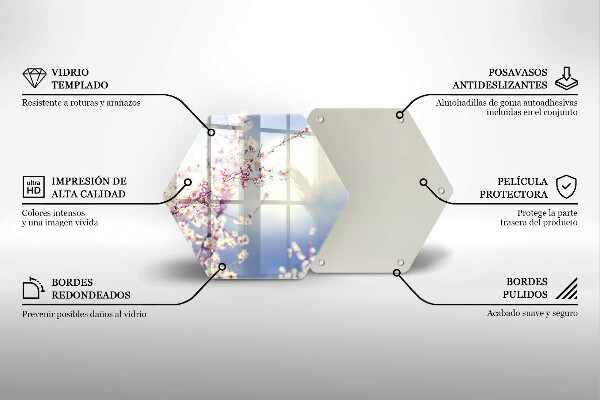 Tábua para cozinha Árvore florida