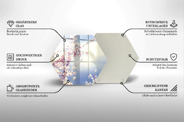 Tábua para cozinha Árvore florida