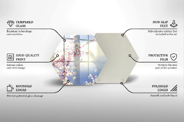 Tábua para cozinha Árvore florida