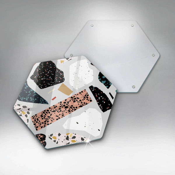 Tábua de corte de vidro Pedra de porcelana