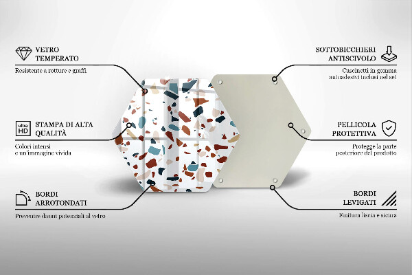 Tábua corte Pedra decorativa