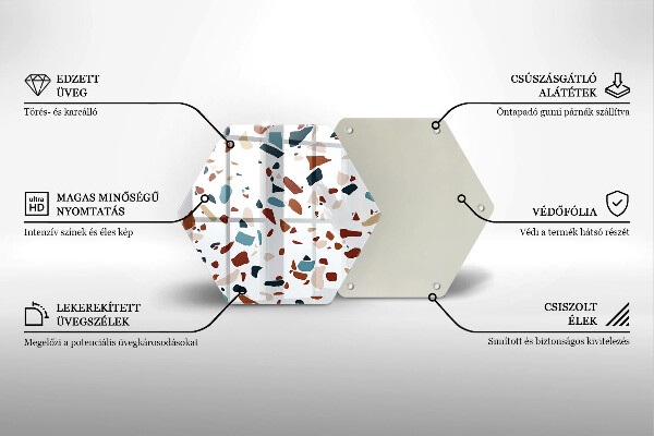 Tábua corte Pedra decorativa