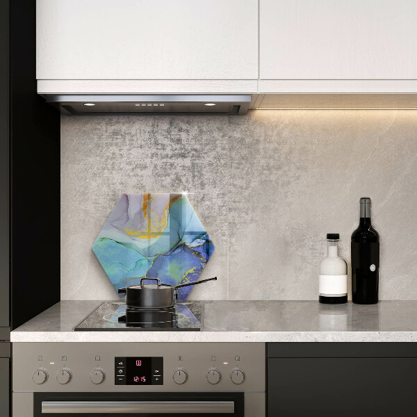 Tábua de cortar alimentos Ouro em pedra rachada