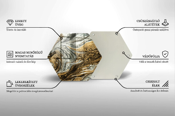 Tábua cozinha Abstração rica
