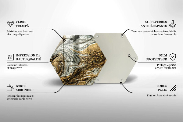 Tábua cozinha Abstração rica
