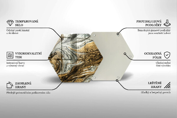 Tábua cozinha Abstração rica