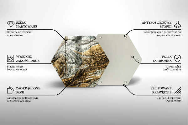 Tábua cozinha Abstração rica