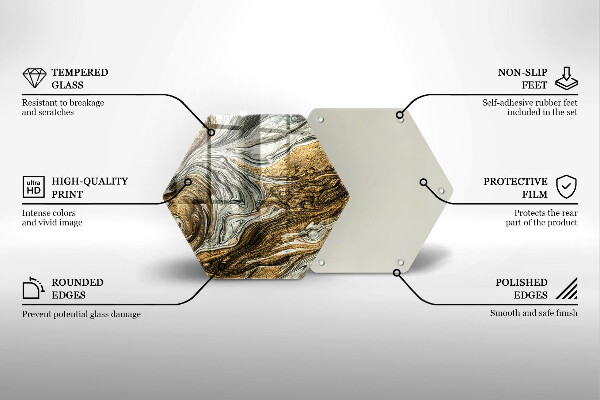 Tábua cozinha Abstração rica