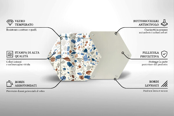 Tábua corte Grés decorativo