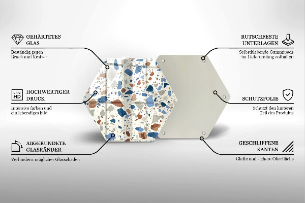 Tábua corte Grés decorativo