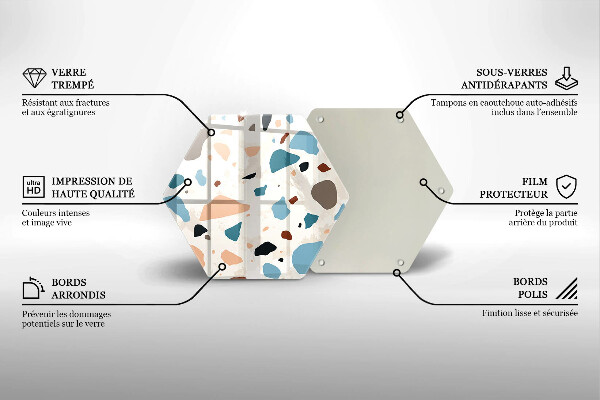 Tábua para corte Grés decorativo