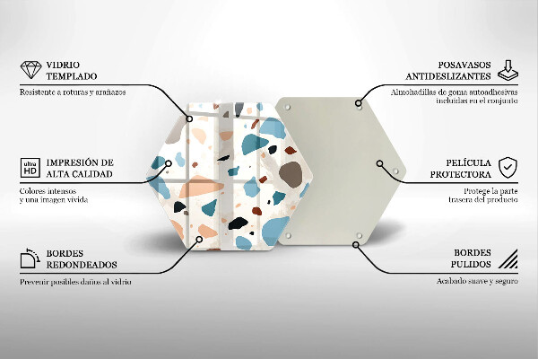 Tábua para corte Grés decorativo