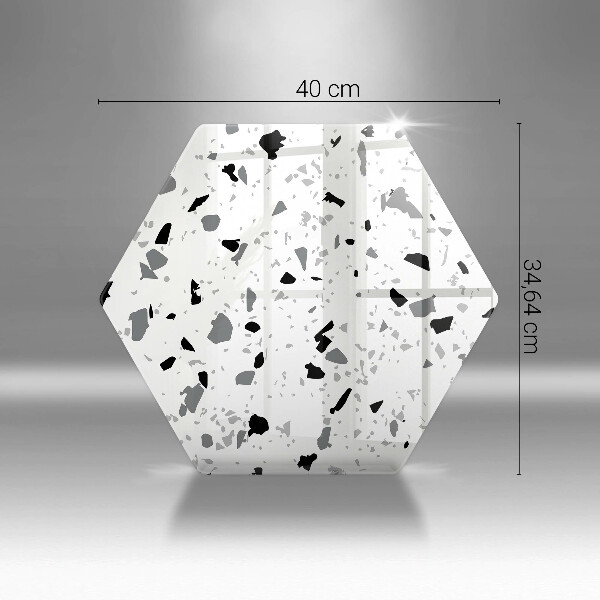 Tábua de vidro Grés decorativo