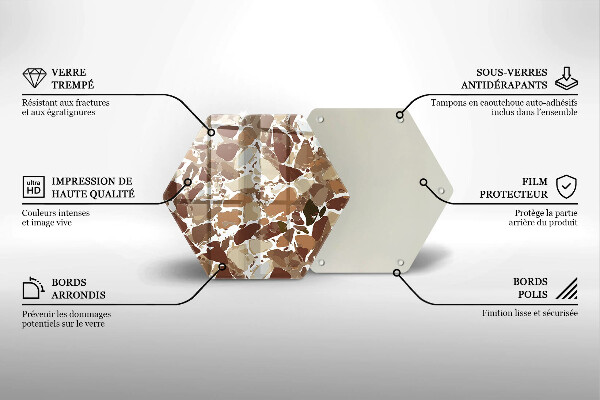 Tábua de corte Pontos decorativos de pedra