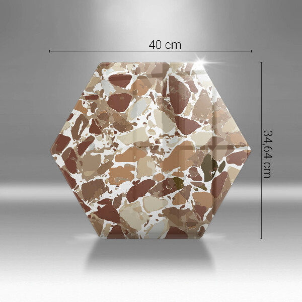 Tábua de corte Pontos decorativos de pedra