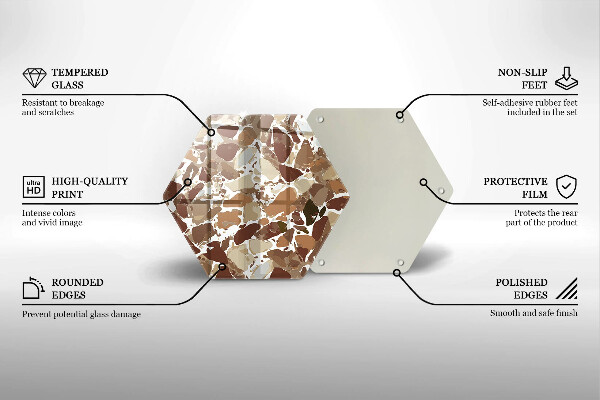 Tábua de corte Pontos decorativos de pedra