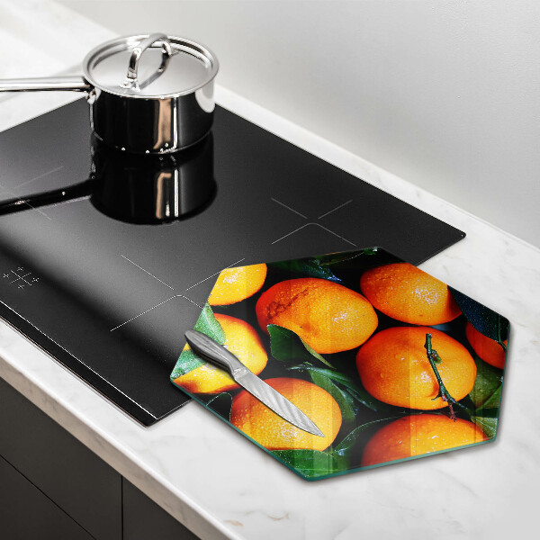 Tábua corte Laranjas de frutas