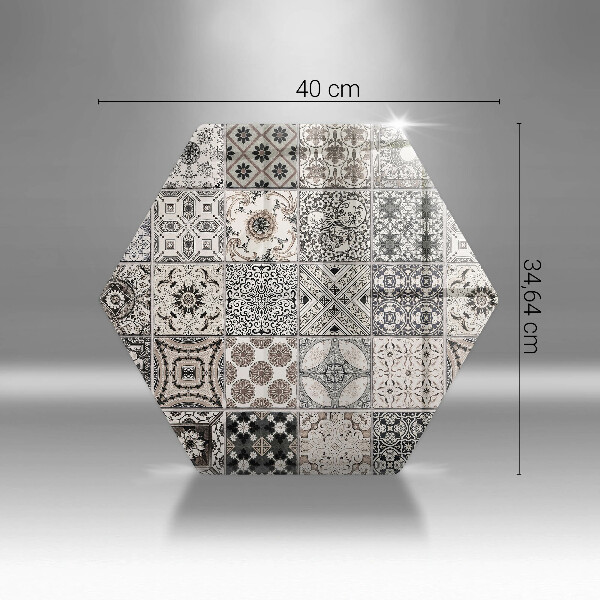 Tábua de corte de vidro Azulejos decorativos