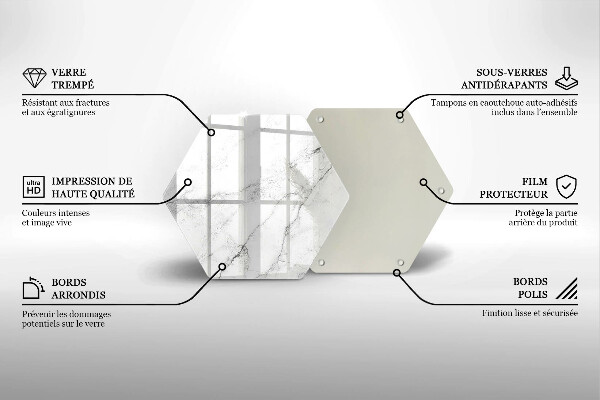 Tábua cozinha Textura de mármore elegante