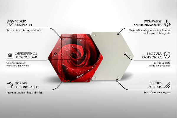 Tábua de corte Pétalas de flores de rosa