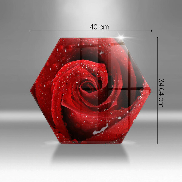 Tábua de corte Pétalas de flores de rosa