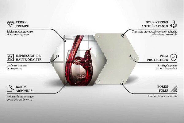 Tábua de corte Um copo e vinho tinto