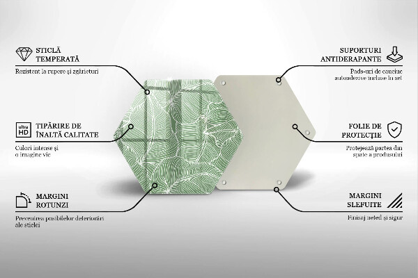 Tábua para corte Folhas lineares