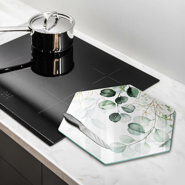 Tábua para corte Plantas pintadas