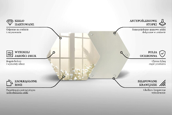 Tábua de cortar alimentos Flores boho de Gypsophila