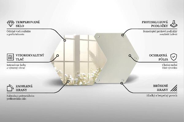 Tábua de cortar alimentos Flores boho de Gypsophila