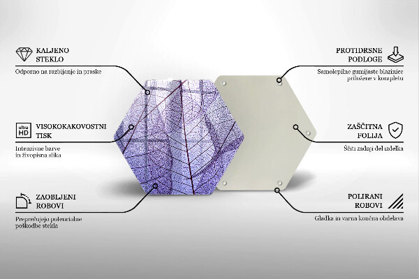 Tábua cozinha Folhas com nervuras