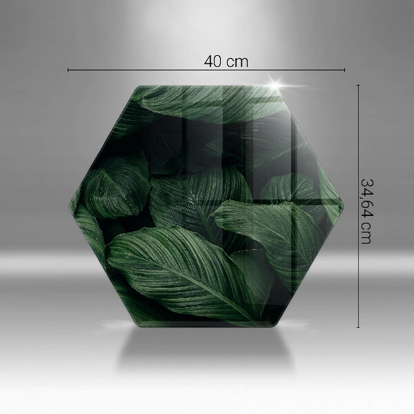 Tábua de cortar Folhas escuras